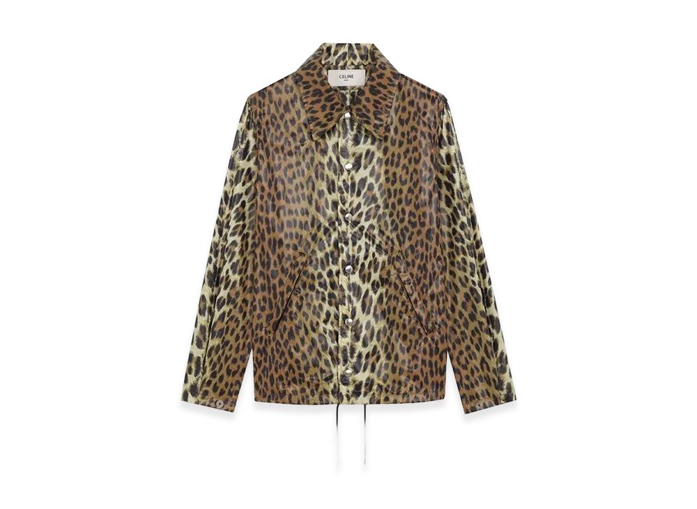 セリーヌ クラッシック ウールジャケット "レオパード" 2W181853I