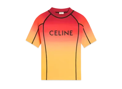 CELINE Surf T-Shirt Sunset Lycra "Multicolor/Black"