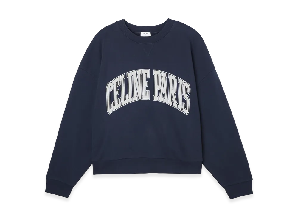 CELINE Sweatshirt "Navy/Offwhite"