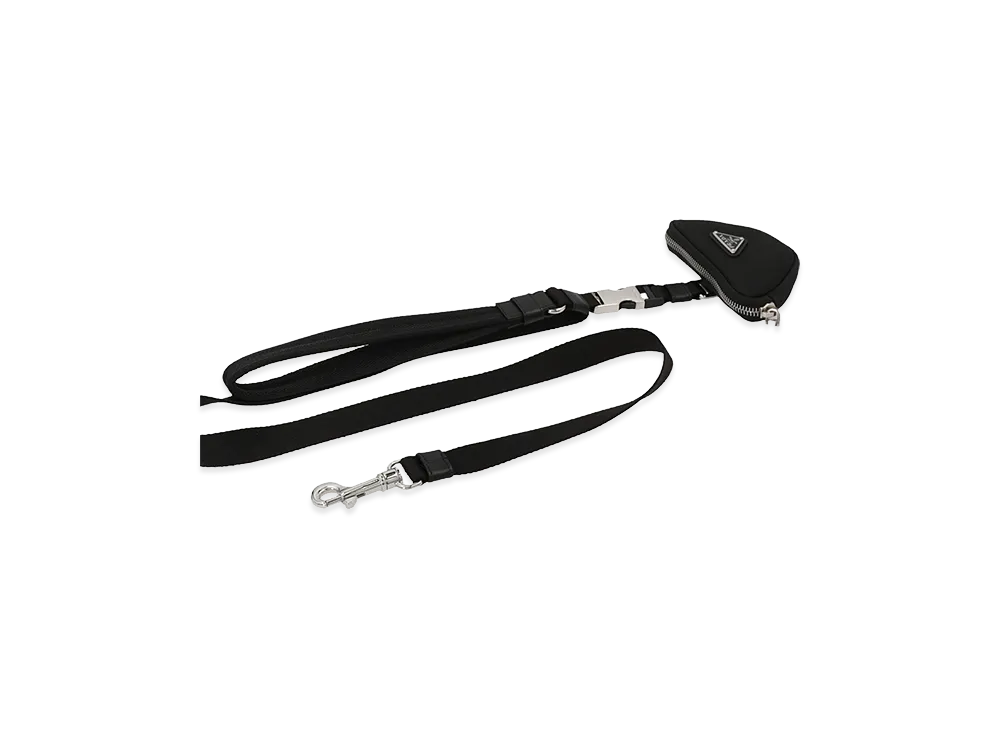 PRADA Logo Pouch Leash "Black"