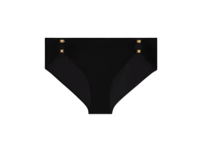 CELINE Women's Triomphe Swimsuit Bottom in Matte Jersey "Black"