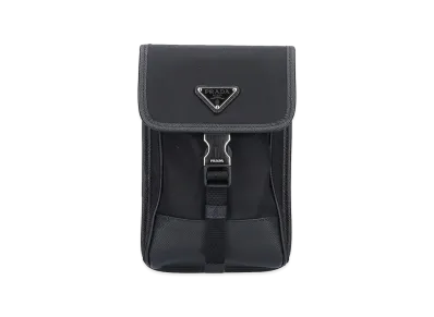 PRADA Re-Nylon Phone Case "Black"