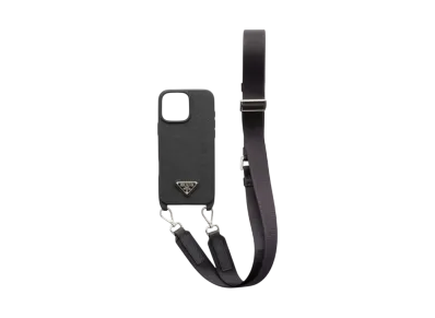 PRADA Saffiano Leather Case For iPhone 16 Pro Max "Black"