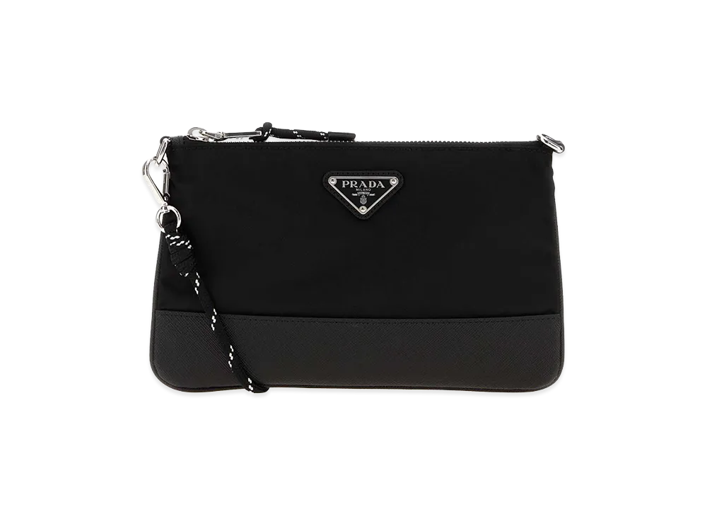 PRADA Canvas Crossbody Bag "Black"