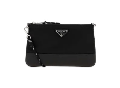 PRADA Canvas Crossbody Bag "Black"