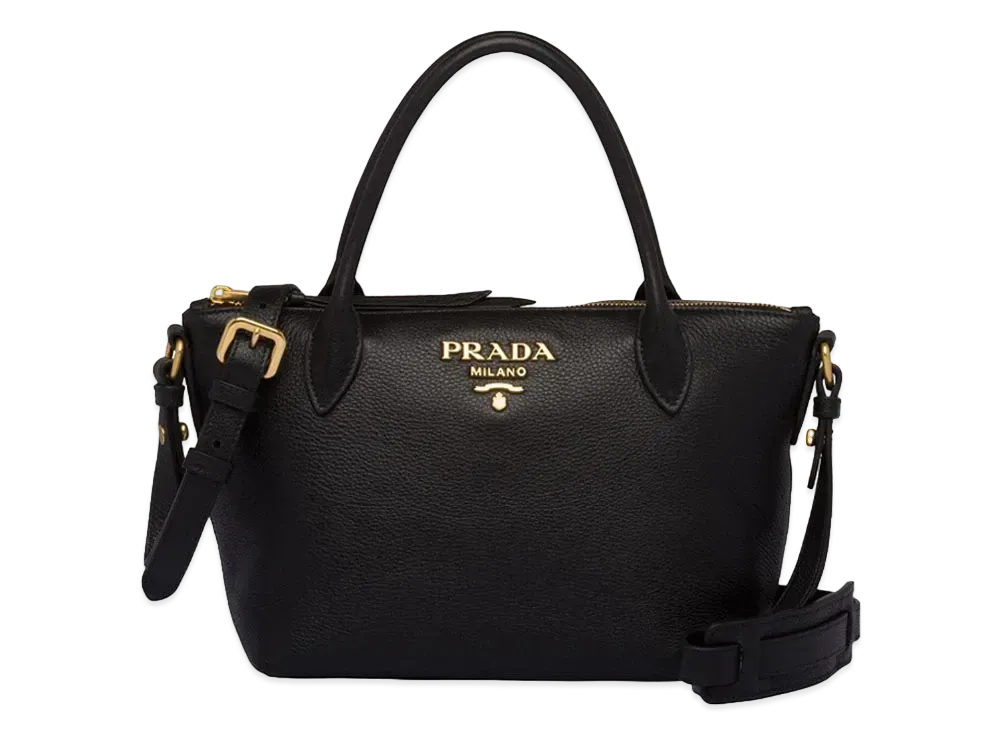PRADA Leather Handbag "Black"