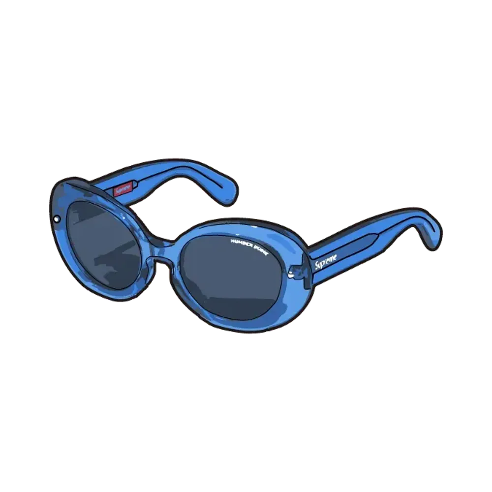 Supreme x Number (N)ine Sunglasses "Royal"