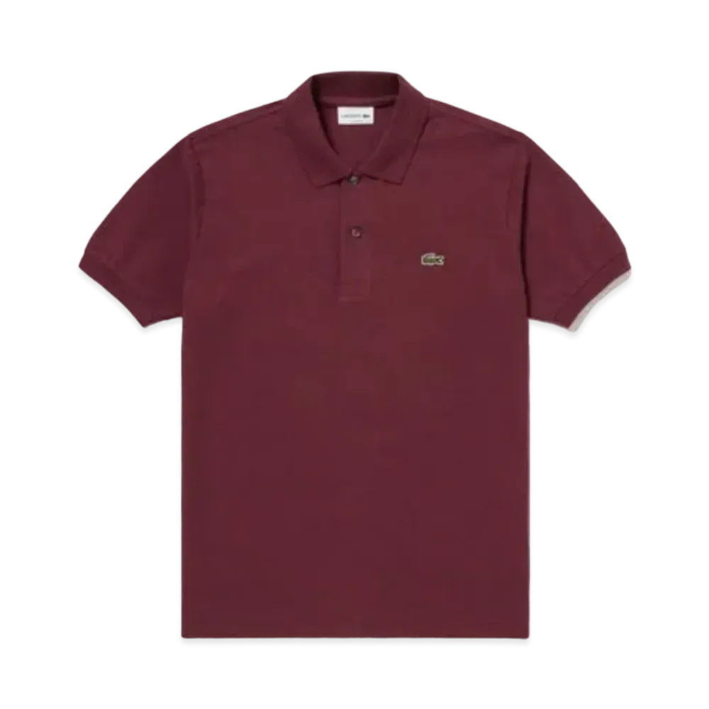 LACOSTE L.12.64 Short Sleep Polo Shirt "Bordeaux"