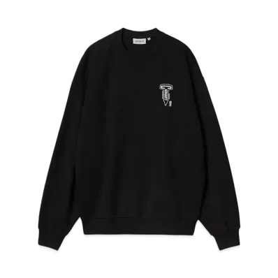 Carhartt WIP Cross Screw Sweat "Black/White"