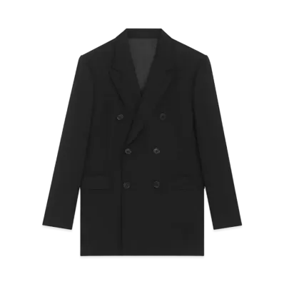 CELINE Classic Jacket / Wool Gabardine "Black"
