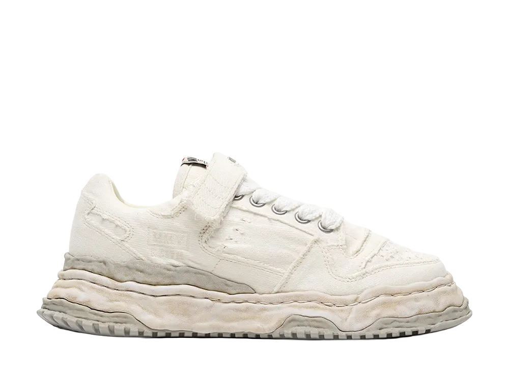 Maison MIHARA YASUHIRO KEITH OG Sole Brushed Twill Low-top Sneakers "White"