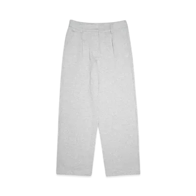 Calvin Klein Jeans A- TERRY WIDE LEG PANT "LIGHT GRAY HEATHER"