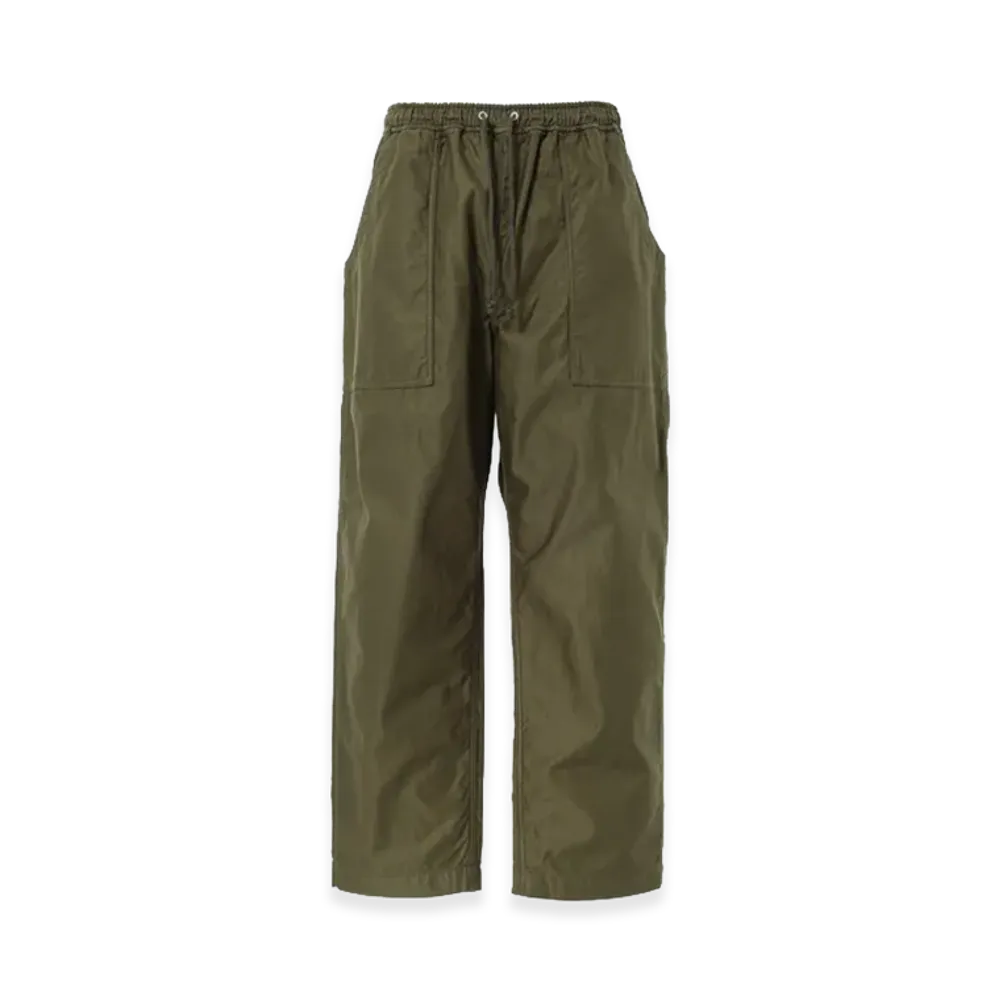 COMME des GARCONS HOMME Cotton Satin Easy Pants "Khaki"