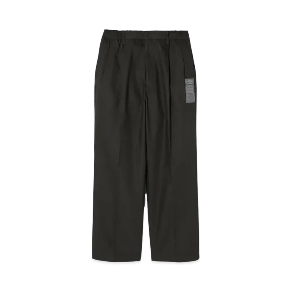 N.HOOLYWOOD Double Tuck Trousers "Charcoal"