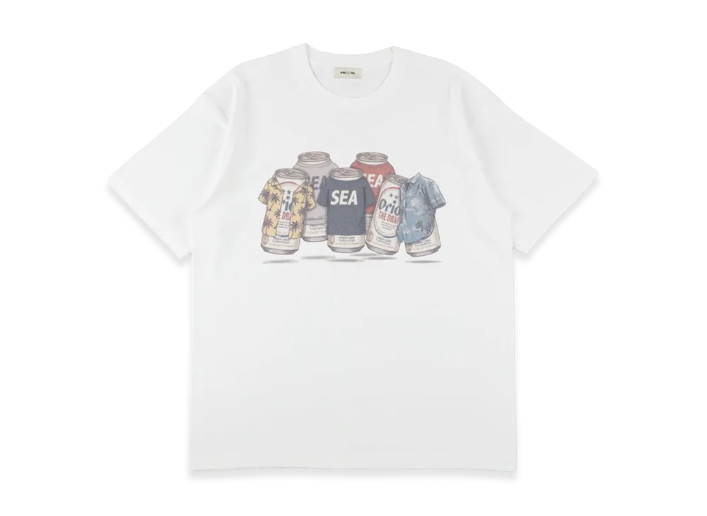 WIND AND SEA x ORION BEER Can Art Tee S/S "White"
