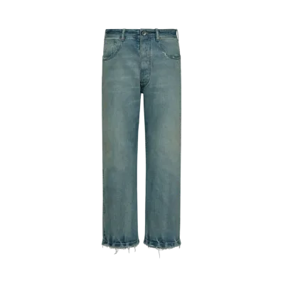 Maison Margiela Men's Distressed Jeans "Light Blue"