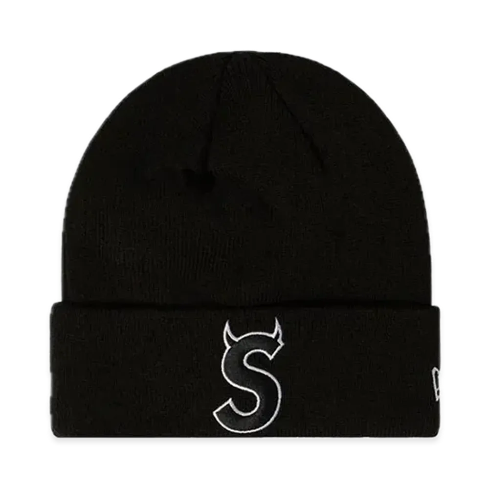 Supreme New Era S Logo Beanie "Black" (22FW)