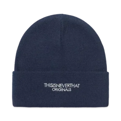 thisisneverthat FR-Logo Beanie "Navy"