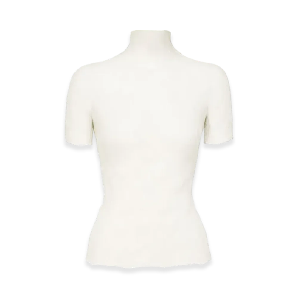 ISSEY MIYAKE Chiffon Twist BK/WT-56 "White"