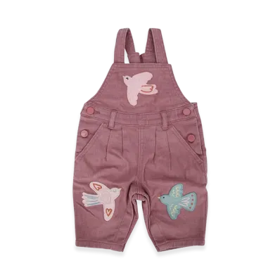 STELLA McCARTNEY Kids Dungarees With Embroidery "Nude/Neutrals"