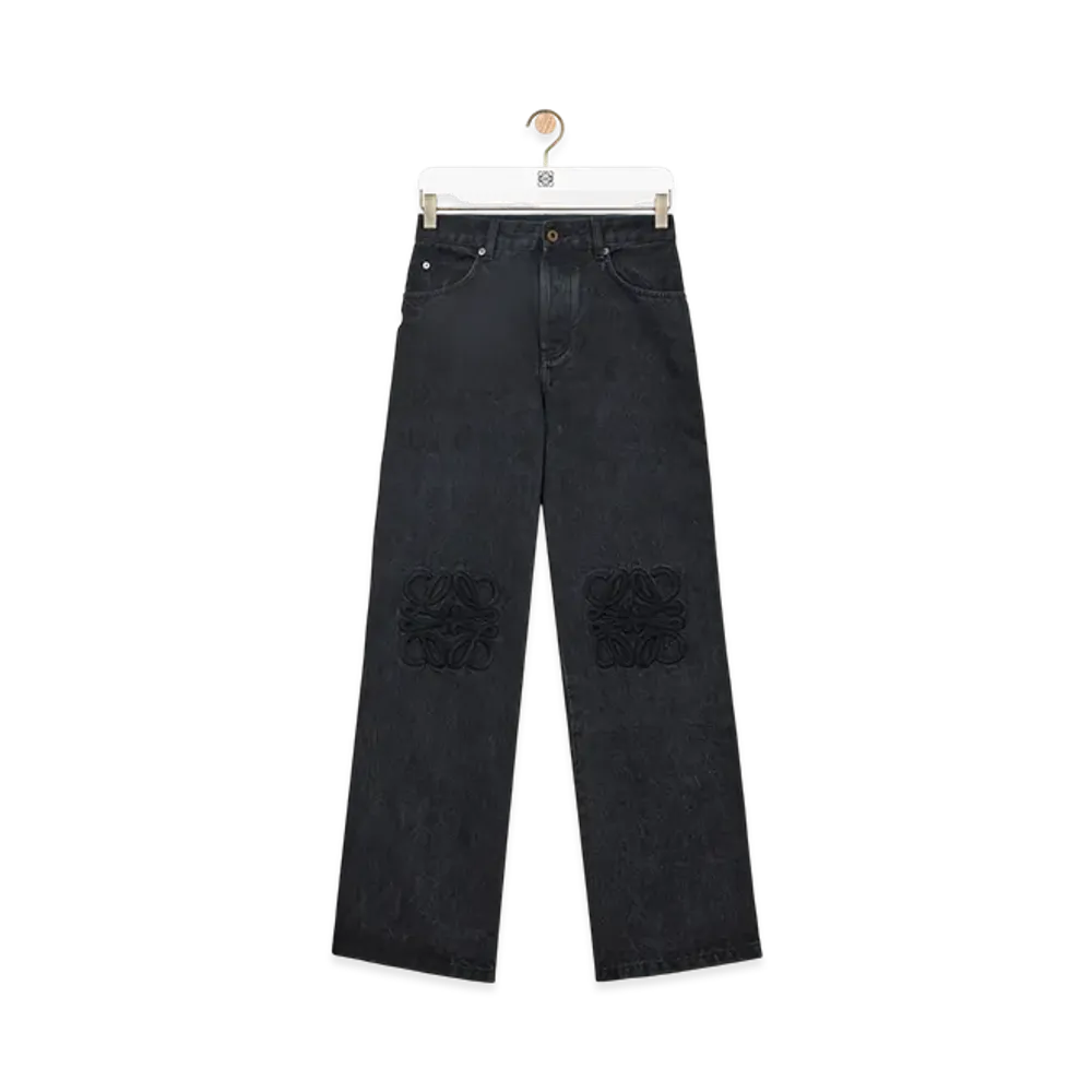 LOEWE Anagram Baggy Jeans "Black"