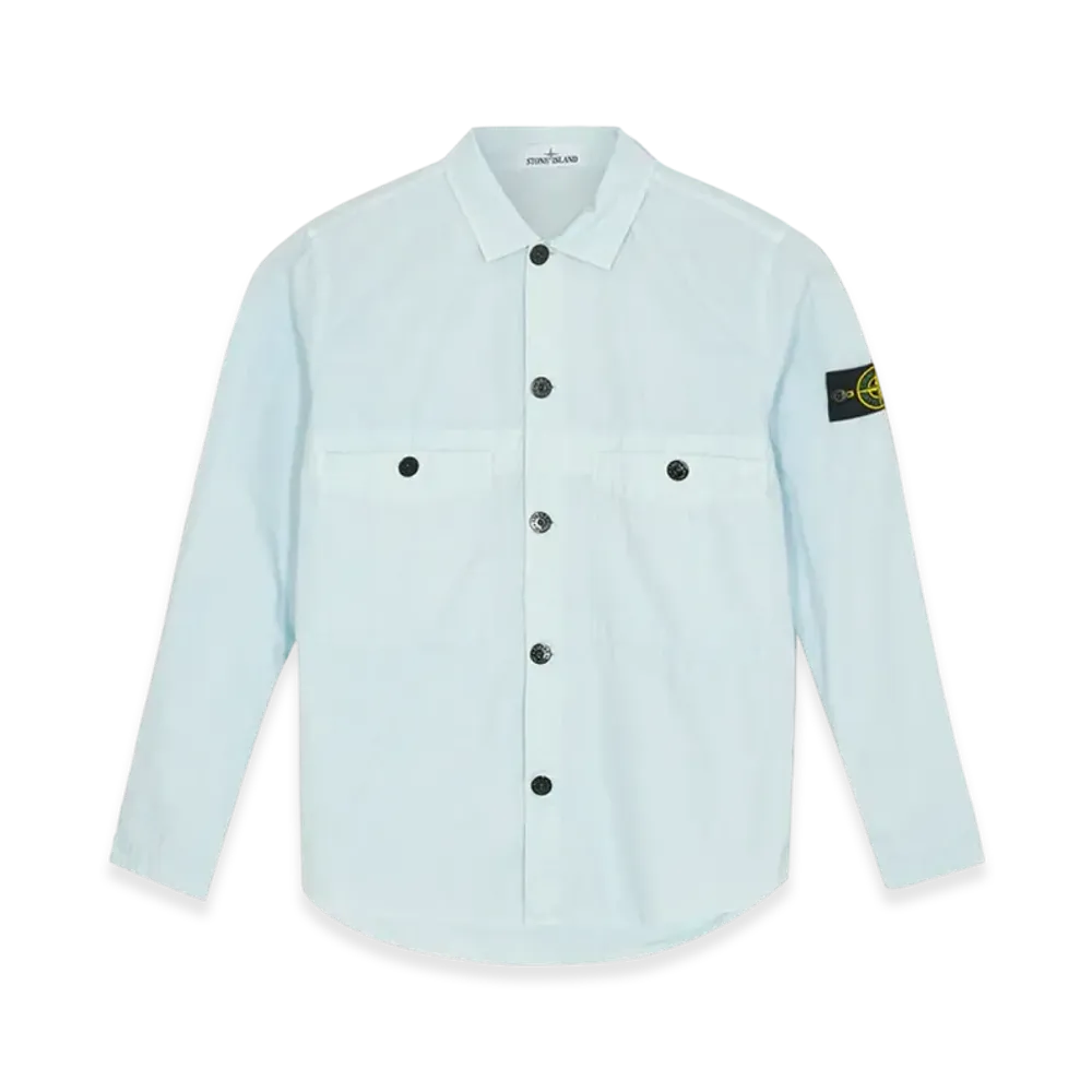 Stone Island 110WN T.CO+OLD Overshirt - 21SS "Sky Blue"