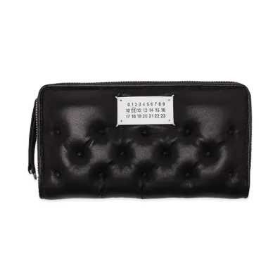 Maison Margiela WALLET ZIP AROUND CONTINENTAL "BLACK"