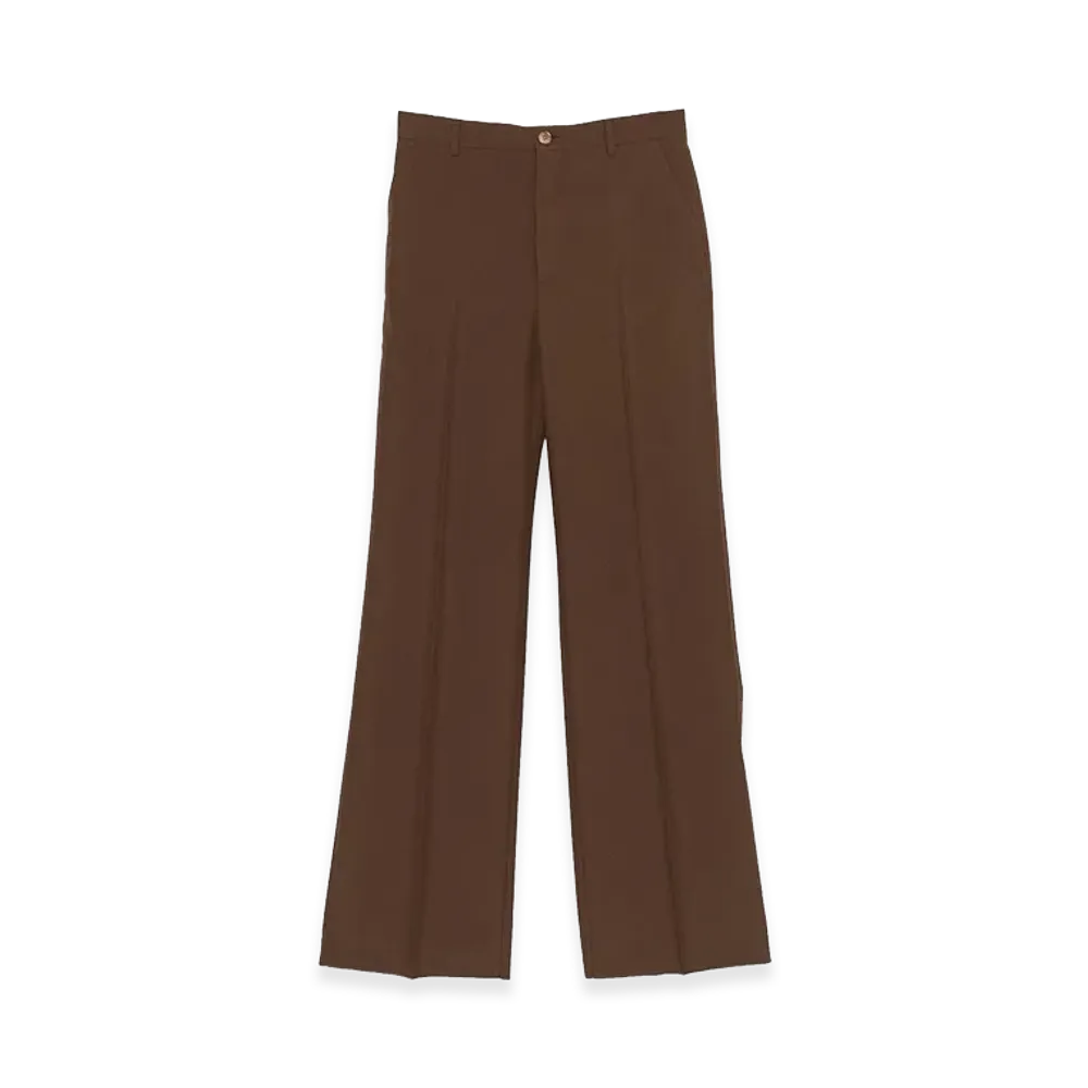 GUCCI Women's Straight Pants "Brown"