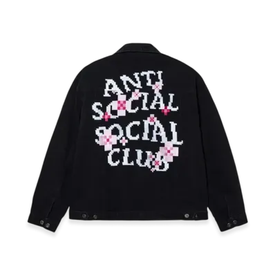 ANTI SOCIAL SOCIAL CLUB x Minecraft Cherry Blossom Trucker Jacket "Black"