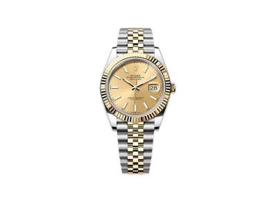 ROLEX Lady-Datejust Oystersteel & White Gold Diamonds "Gold"
