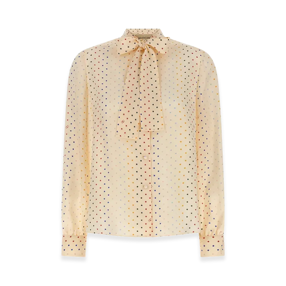 Valentino Garavani Women's Starry Shirt "Pink"