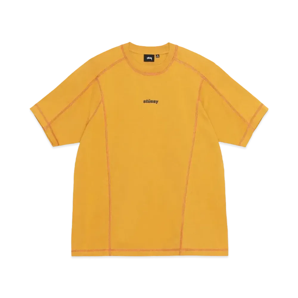 Stussy Wave Cotton Crew "Mustard"