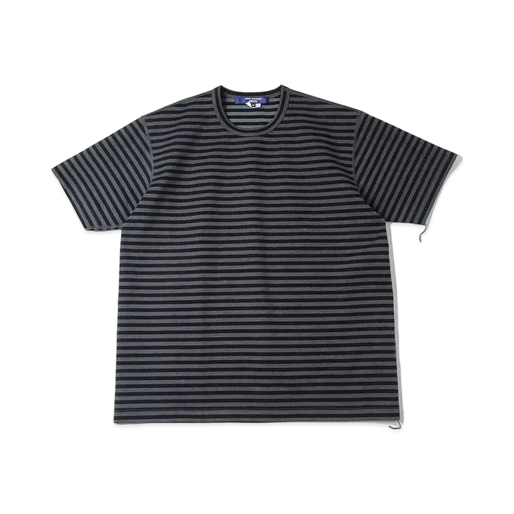 JUNYA WATANABE MAN Cotton Jersey Border "Black/Gray"
