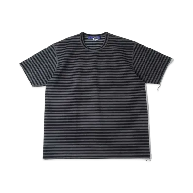JUNYA WATANABE MAN Cotton Jersey Border "Black/Gray"