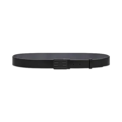 RIMOWA Lifestyle Reversible Leather Badge Belt "Black/Grey"