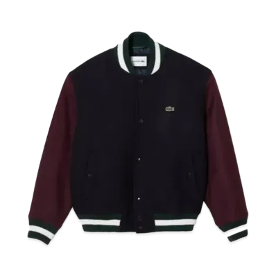 LACOSTE Basic Varsity Jacket "Bordeaux"