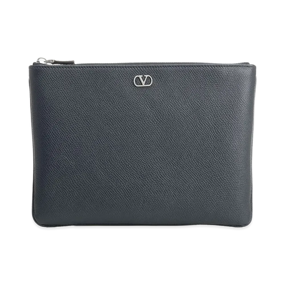 Valentino "Vlogo Signature" Pouch "Blue"
