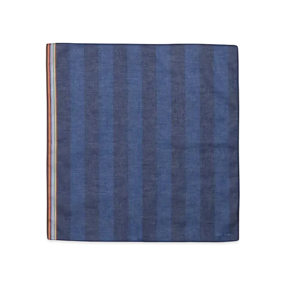 Paul Smith Edge Signature Handkerchief "Navy"