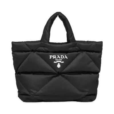 PRADA Padded Re-Nylon Tote Bag "Black"