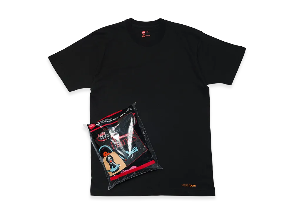 VAULTROOM x Hanes 3Pack Tee "Black"