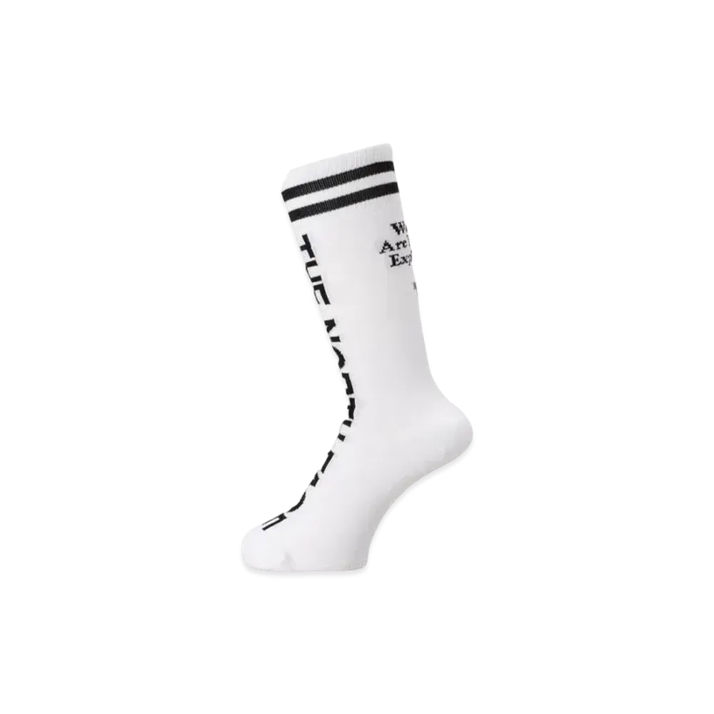 The North Face TNF Icons Text Logo Crew "TNF WhitexTNF Black"