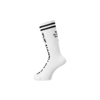 The North Face TNF Icons Text Logo Crew "TNF WhitexTNF Black"