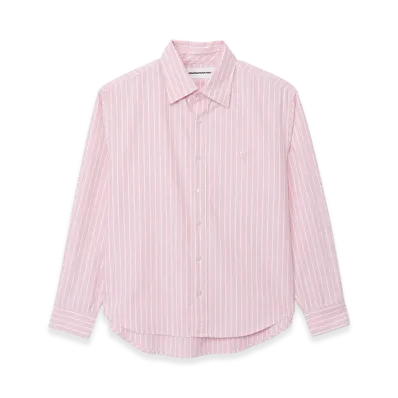 GOD ONLY KNOWS Striped Shirt "Pink"