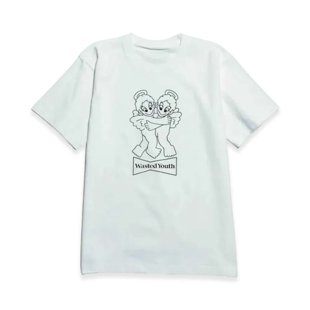 Wasted Youth x Tappei Tee "White"