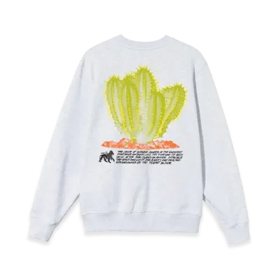 Stussy Desert Bloom Crew "Ash Heather"