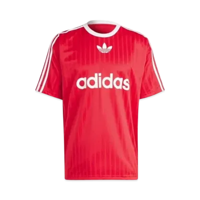adidas Adicolor Short Sleeve T-Shirt "Better Scarlet/White"