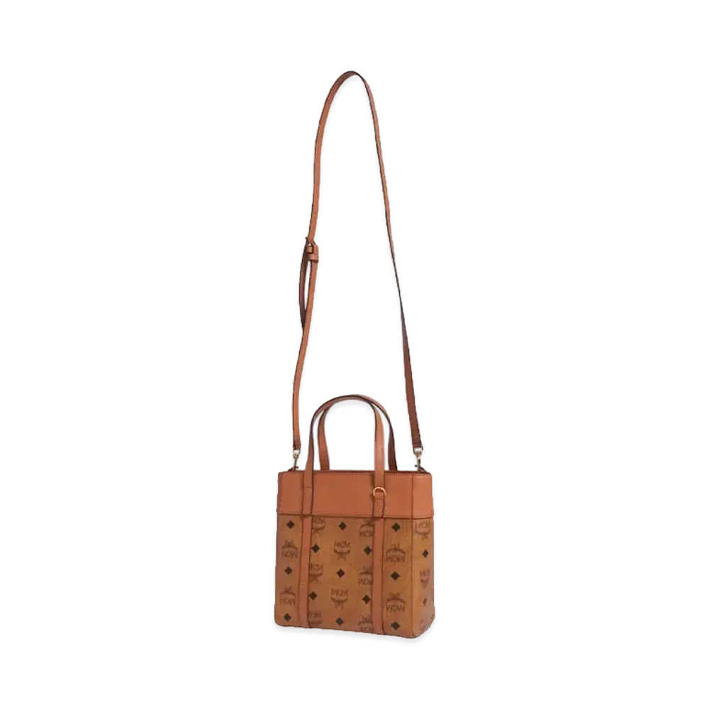 MCM AREN SHOPPER "COGNAC"