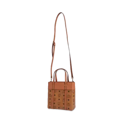 MCM AREN SHOPPER "COGNAC"