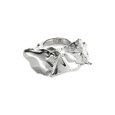 MM6 Maison Margiela Lock Ring "Silver"