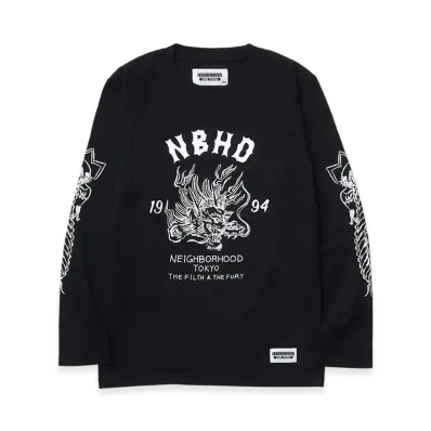 NEIGHBORHOOD One Third Kids OT. Tee LS-9 "Black"